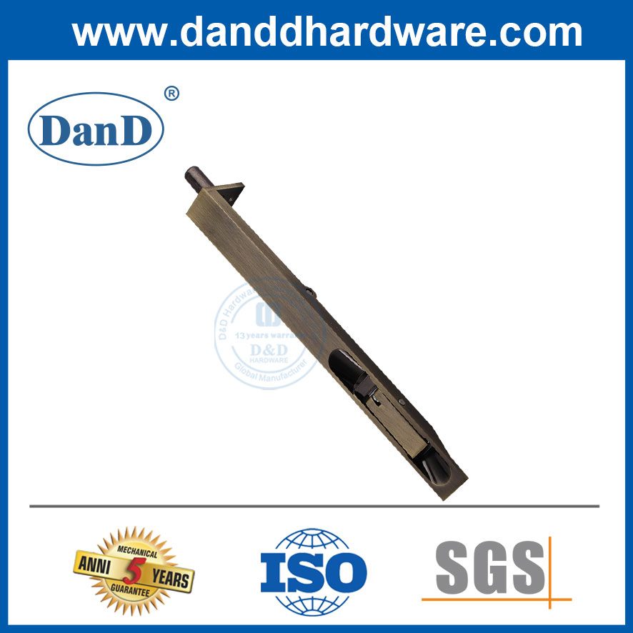 Stainless Steel Antique Brass Heavy Duty Flush Door Bolt-DDDB001