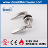 China Supplier SUS304 Front Door Lever Handle on Round Rose-DDSH003