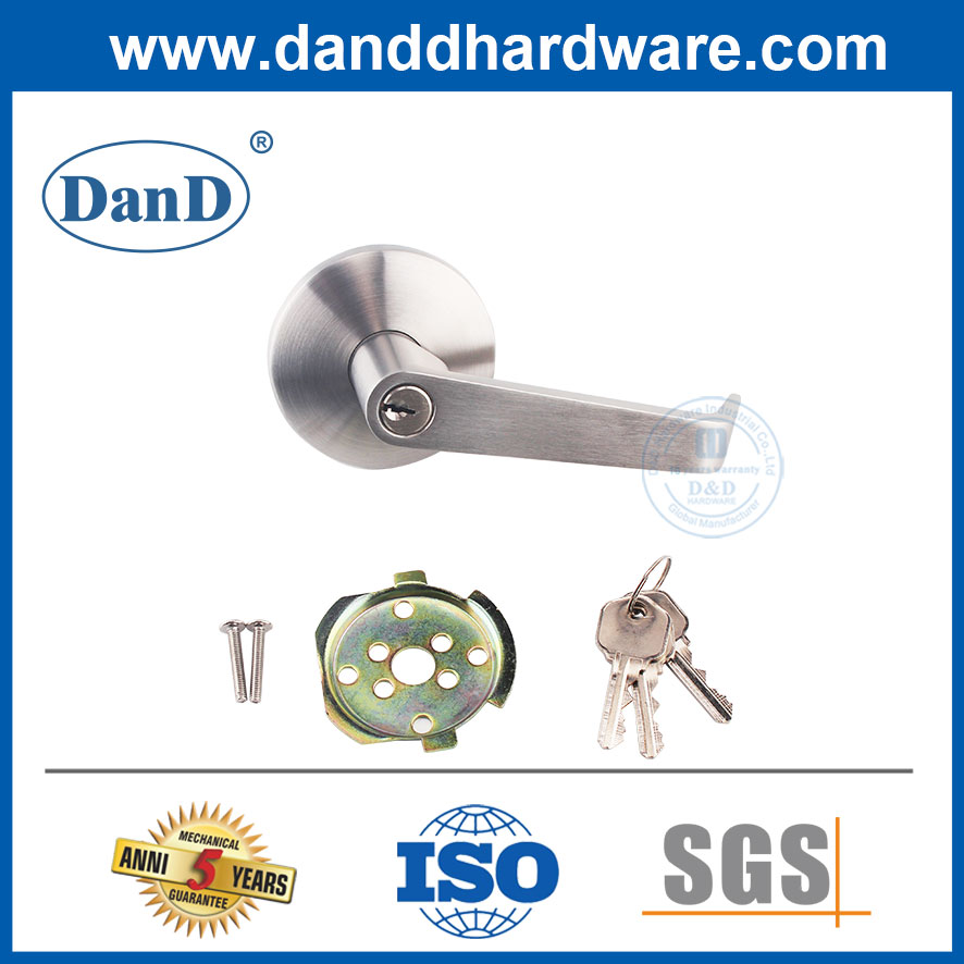 Heavy Duty Door Handle Lock Zinc Alloy / Stainless Steel Lever Trim for Panic Bar-DDPD012-B