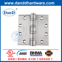 SUS304 UL ANSI Grade 1 Silver Heavy Duty Exterior Door Hinges- DDSS001-ANSI-1-4.5x4.5x4.6
