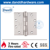 UL Stainless Steel 304 Full Mortise Fireproof Wooden Door Hinge- DDSS002-FR-4.5X4.5X3