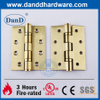 Stainless Steel 201 Gold Finish Fireproof Door Hinge-DDSS001-4X3X3