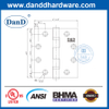 SUS304 ANSI Grade 2 Black Standard Size NRP Inside Door Hinge Hardware-DDSS001-ANSI-2-4.5x4.5x3.4