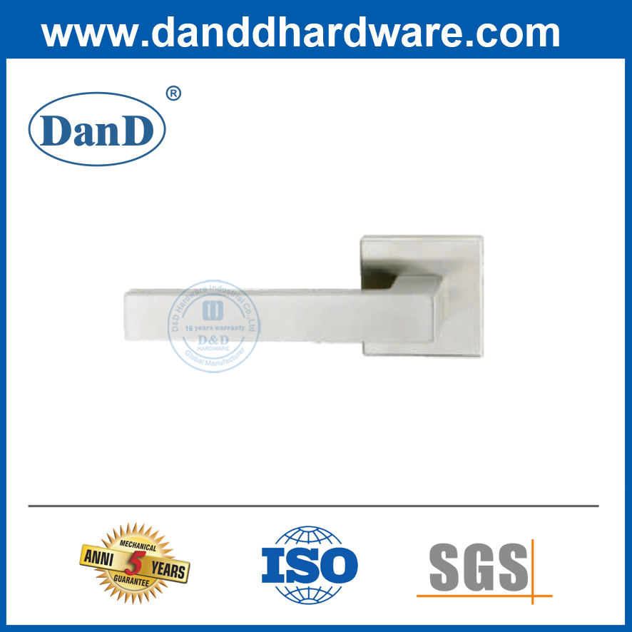 Square Door Handles Exterior Stainless Steel Entry Indoor Door Handles-DDSH058
