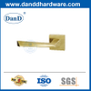 Modern Solid Lever Handle Stainless Steel Square Gold Door Entry Handle-DDSH056