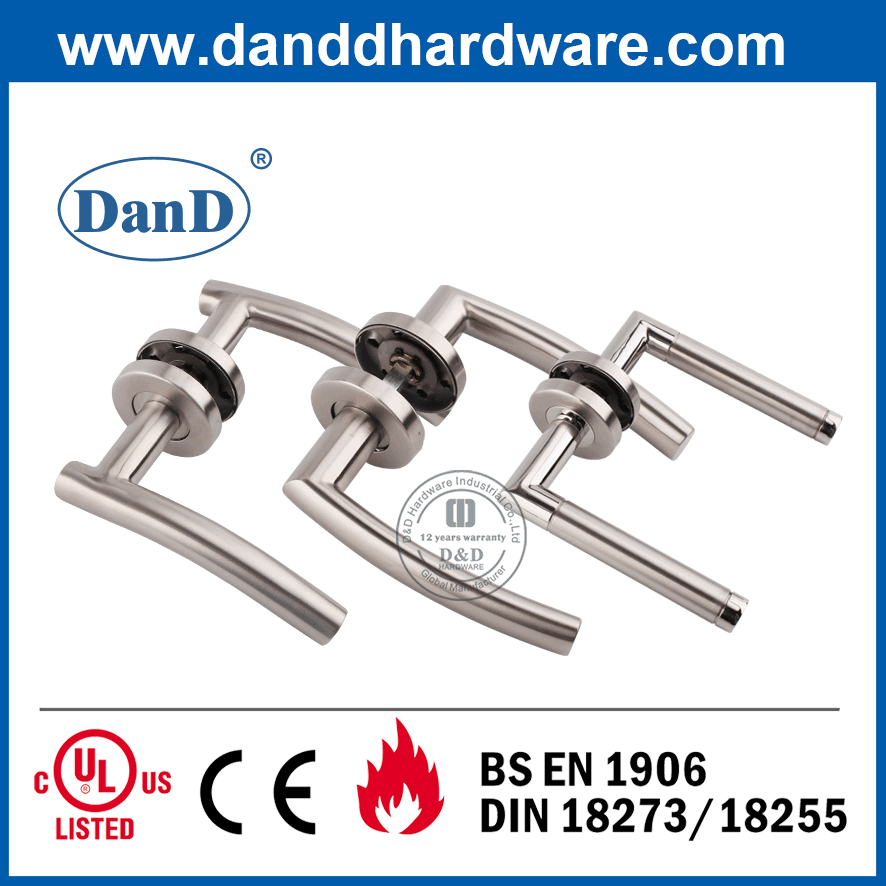 Modern Stainless Steel 304 External Door Handles for Wooden Door-DDTH018