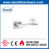Stainless Steel 304 Solid Door Lever Handle with Square Rosette-DDSH048