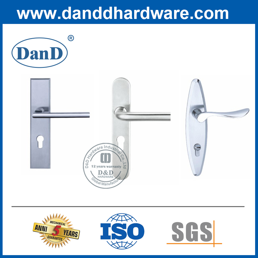 Stainless Steel 304 Lever Handle with Plate-DDLP001