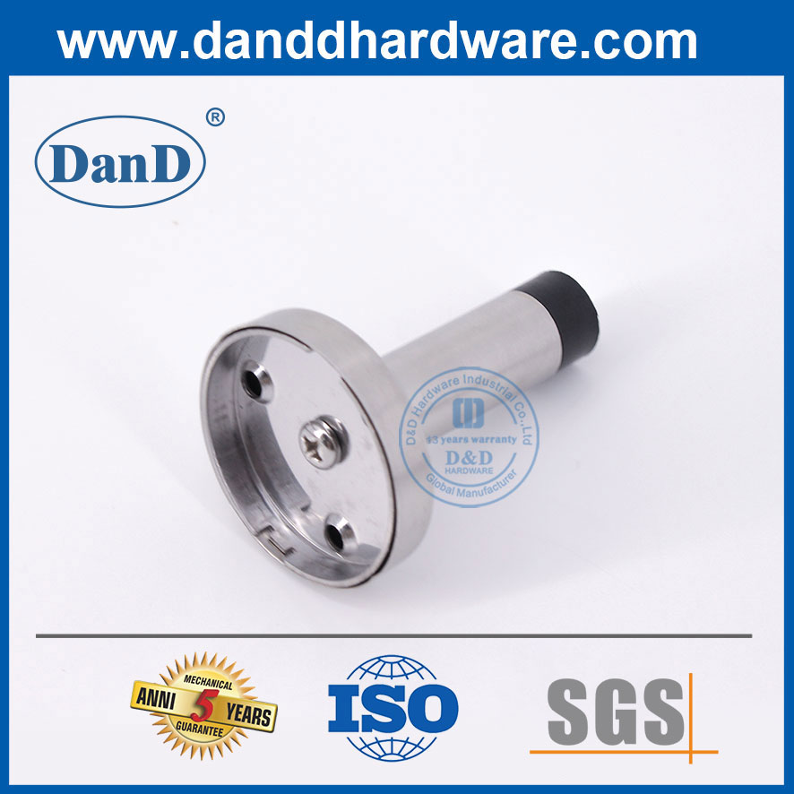 Satin Stainless Steel Wall Mounted 75mm Internal Door Stop-DDDS016