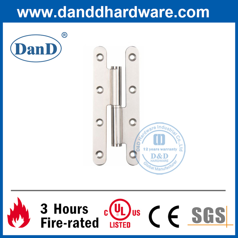 Stainless Steel 304 Silver Internal Door Hinge with Round Corner- DDSS019-B