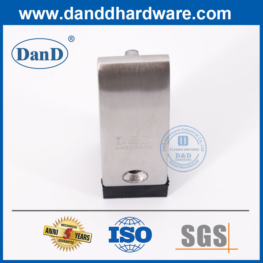 Stainless Steel Exterior Door Stopper for Security Commercial Door Stop Hardware-DDDS013