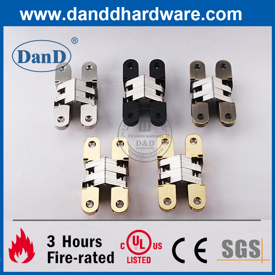 High Quality Stainless Steel Concealed Door Hinge for Timber Door-DDCH007-G15