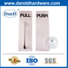 Stainless Steel Pull Sign Plate Backplate Pull Handle-DDPH023
