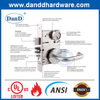 Zinc Alloy ANSI UL Fire Rated Commercial Door Lever Tubular Lockset-DDLK010