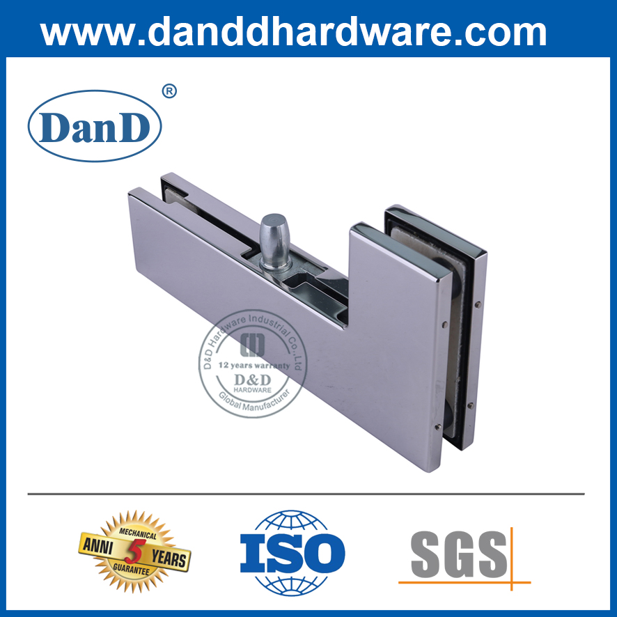 Stainless Steel Corner Patch Fitting for Commercial Glass Door-DDPT005