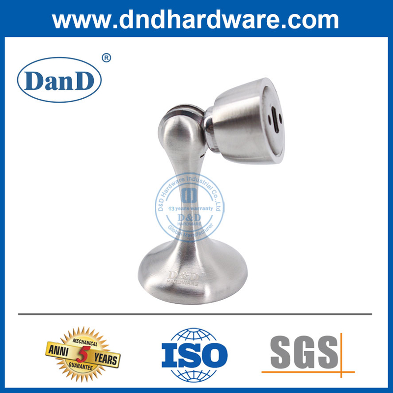 Stainless Steel Zinc Alloy Door Holder Silver Door Stopper Magnetic Door Stops-DDDS027