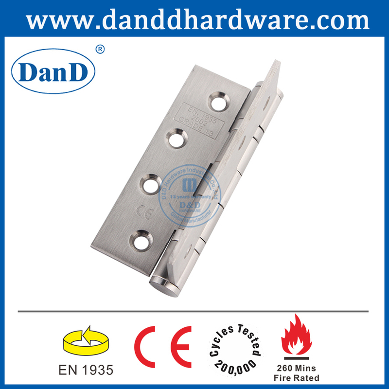 Ce Euro Style Stainless Steel Butt Fireproof Metal Door Hinge