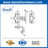 Door Guards for Home Stainless Steel Door Guard Locks-DDDG014