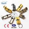 High Security Solid Brass Double Open Door Lock Cylinder with Keys-DDLC021