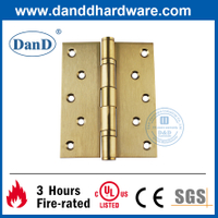 Stainless Steel 316 Satin Brass Special Square Industrial Door Hinge-DDSS011B-5X4X3