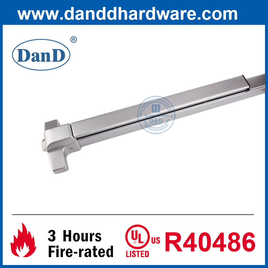 UL Listed Rim Type Fire Exit Device Touch Bar Steel Panic Bar-DDPD003