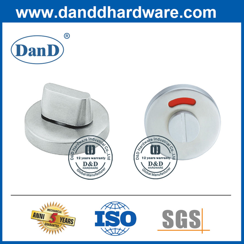 Stainless Steel Thumbturn and Release with Indicator for Washroom-DDIK001
