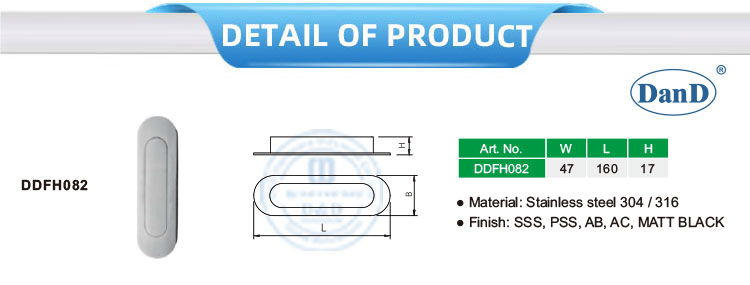 Flush Cabinet Pull Handles