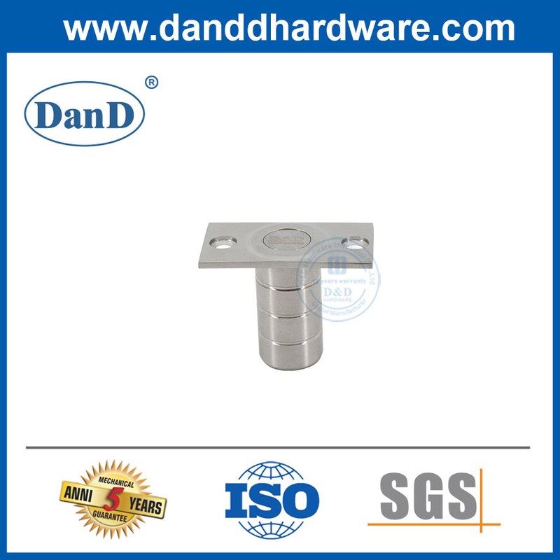 Stainless Steel Dust Proof Socket with Plate for Wooden Metal Door Flush Bolt-DDDP005