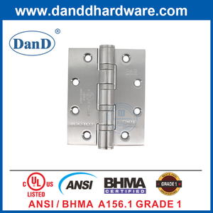 ANSI BHMA Grade 1 Heavy Duty Stainless Steel Fireproof Door Hinges-DDSS001-ANSI-1-5X4X4.8