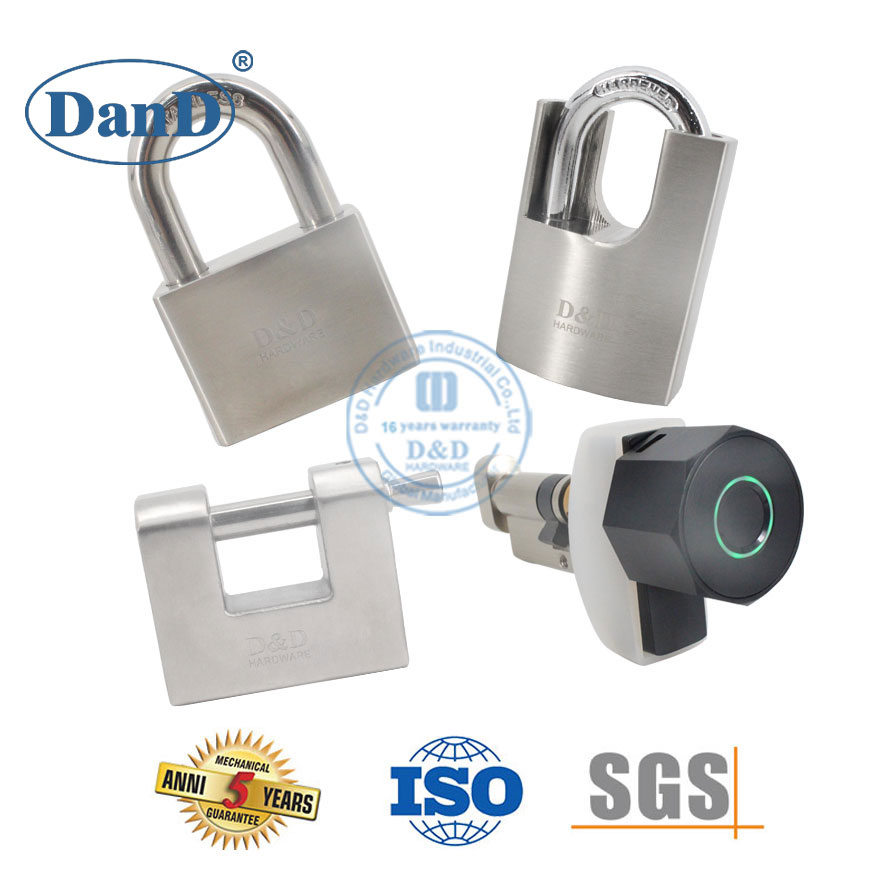 Safe 70mm Lock Cylinder Smart Fingerprint Bluetooth Padlock with APP-DDPL101