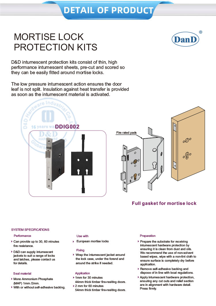 Mortise Lock Protection Kits 