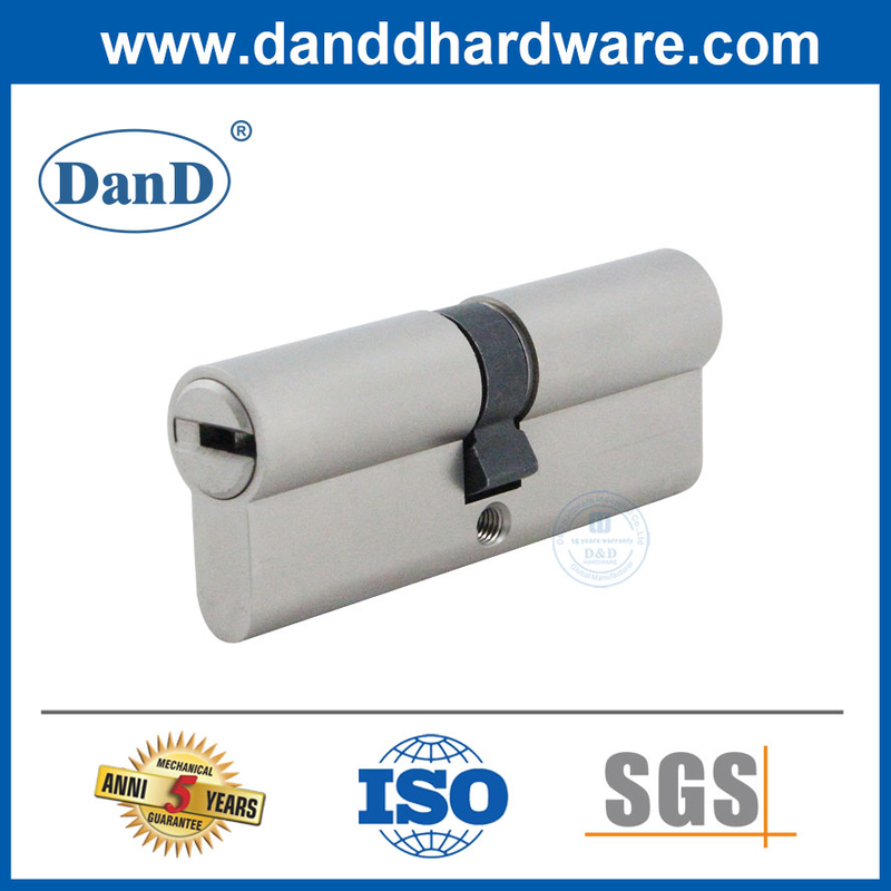 High Security Sollid Brass Double Lock Door Cylinder with Five Keys-DDLC023