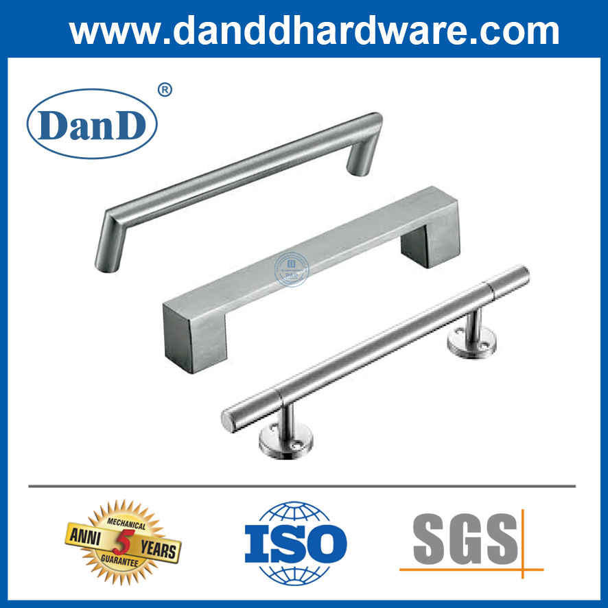Silver Kitchen Cabinet Handles Stainless Steel Modern Cabinet Hardware-DDFH073