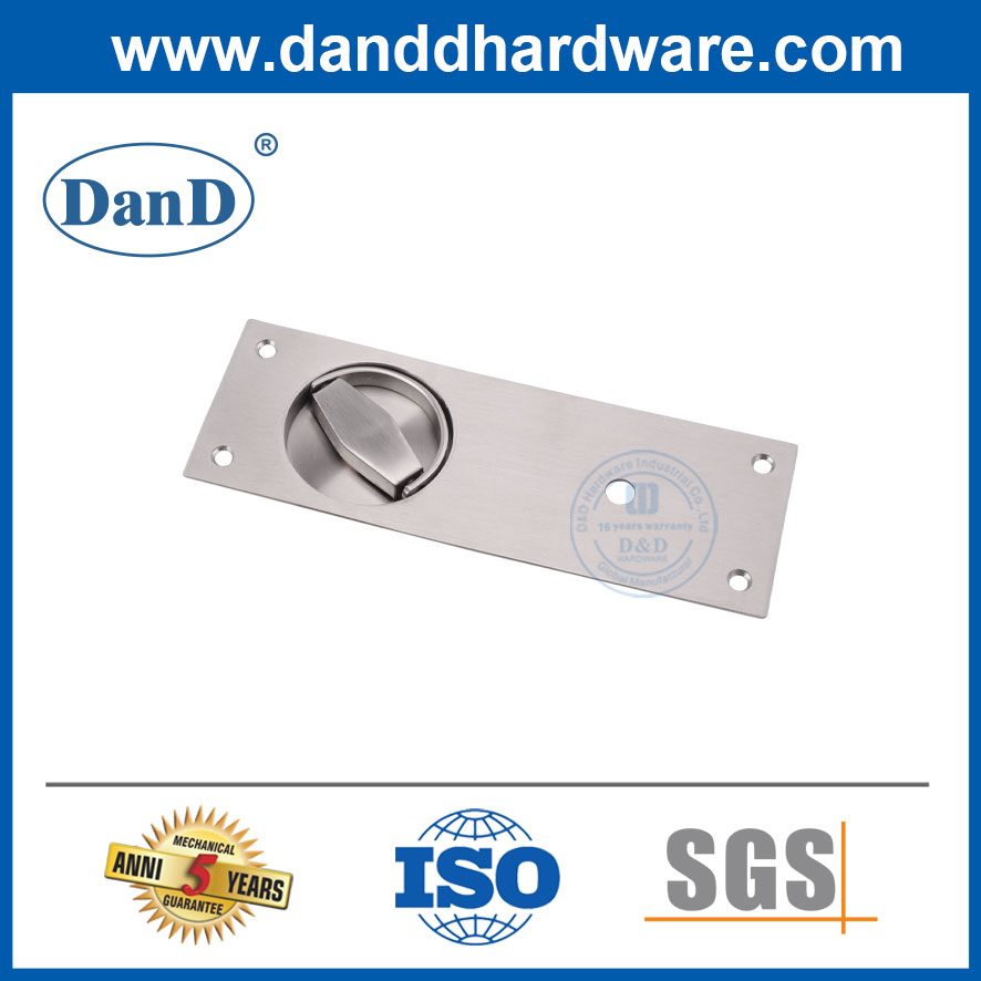 Stainless Steel Ring Flush Pull with Plate-DDFH015