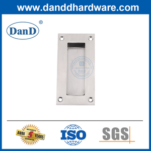 Stainless Steel Sliding Door Furniture Hardware Flush Handle with Screw-DDFH010