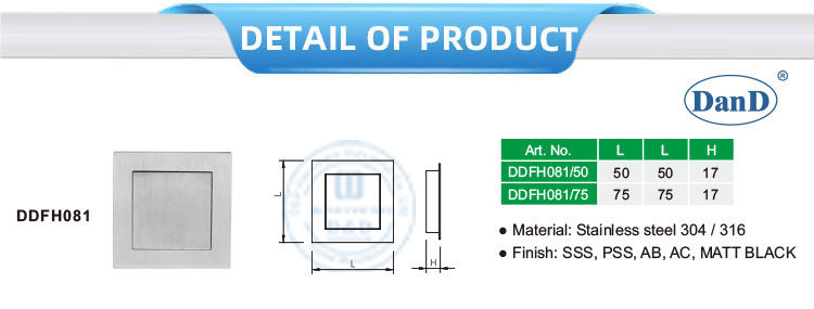 Flush Cabinet Handles