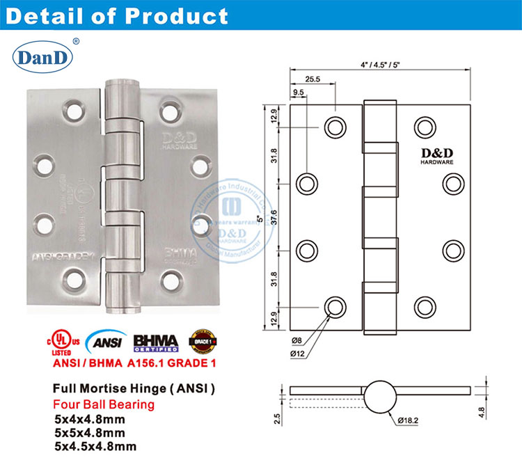 Fireproof Door Hinge