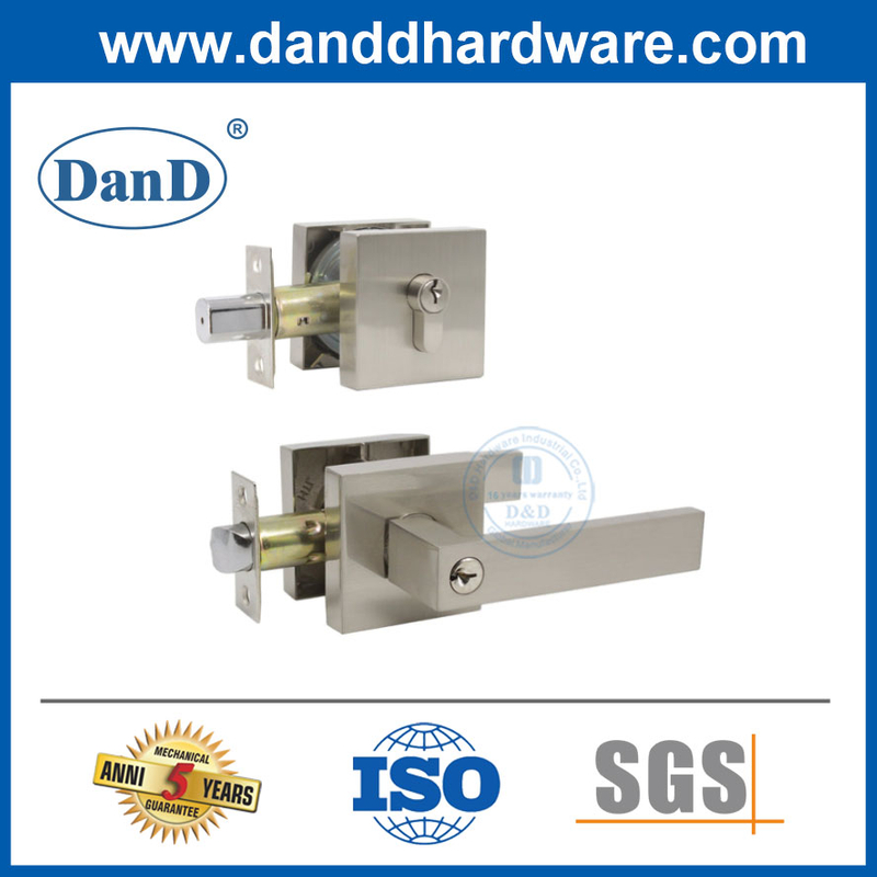 Keyed Entry Door Lever Cylinder Deadbolt Best Locksets for Exterior Doors-DDLK025