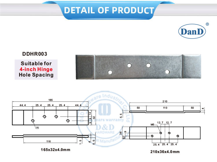 4 Inch Hinge Hole Spacing