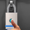 Luggage Suitcase Keyless Security USB Rechargeable Smart Fingerprint Pad Lock-DDPL010