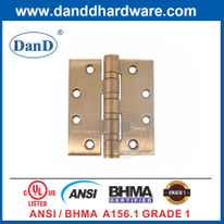 SS Hinge Satin Rose Golden BHMA Grade 1 Fire Rated Door Hinge-DDSS001-ANSI-1-4.5x4x4.6