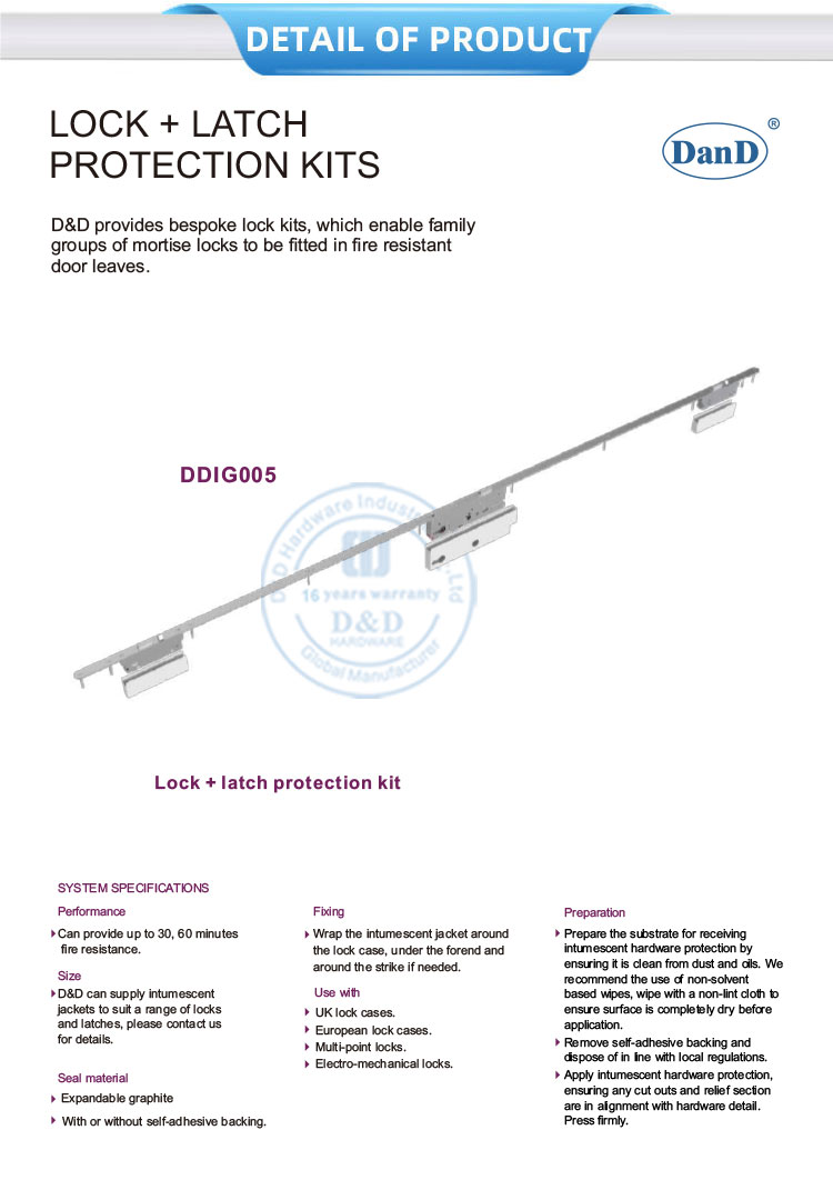 Lock and Latch Protection Kits