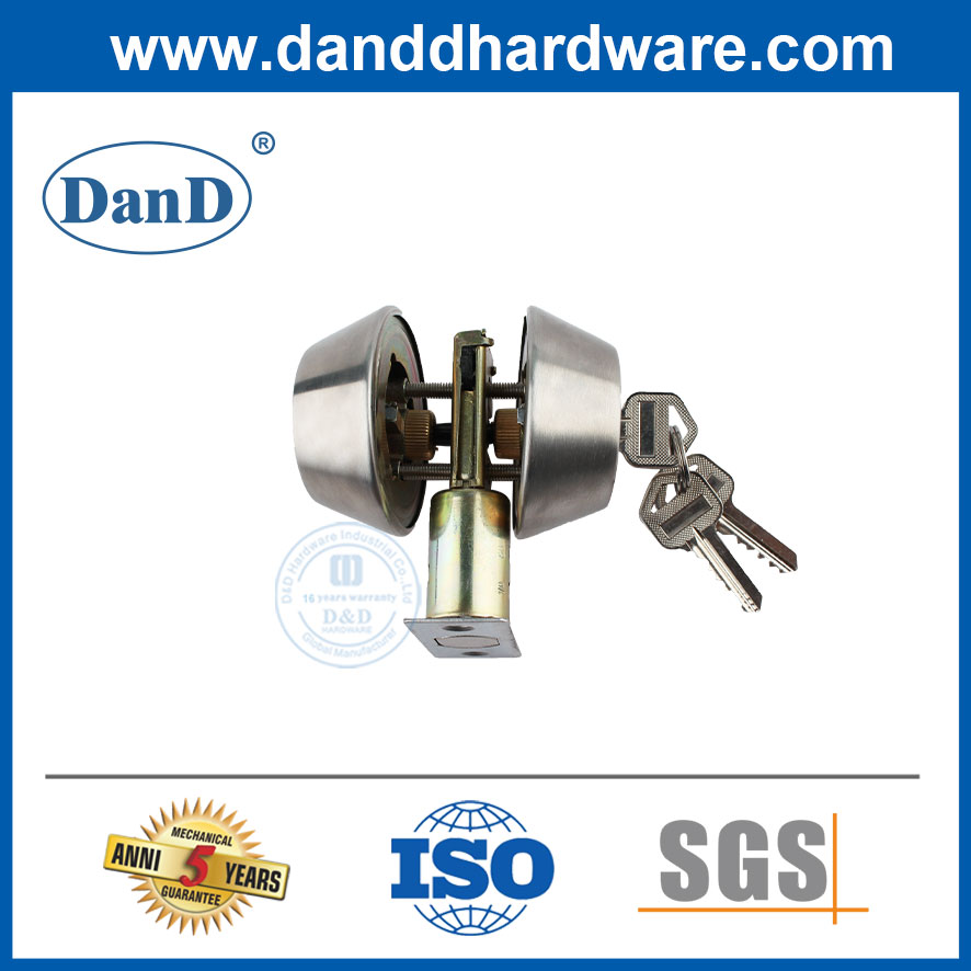 Exterior Door Lock Set Double Cylinder Stainless Steel Door Deadbolt-DDLK007