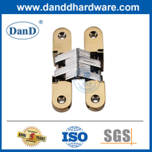 Polished Brass Zinc Alloy Gold Door Fitting Outdoor Concealed Hinges-DDCH007