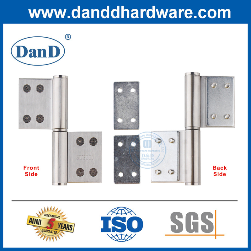 Metal Door Steel Reinforcement Plate for Flag Hinge-DDHR002