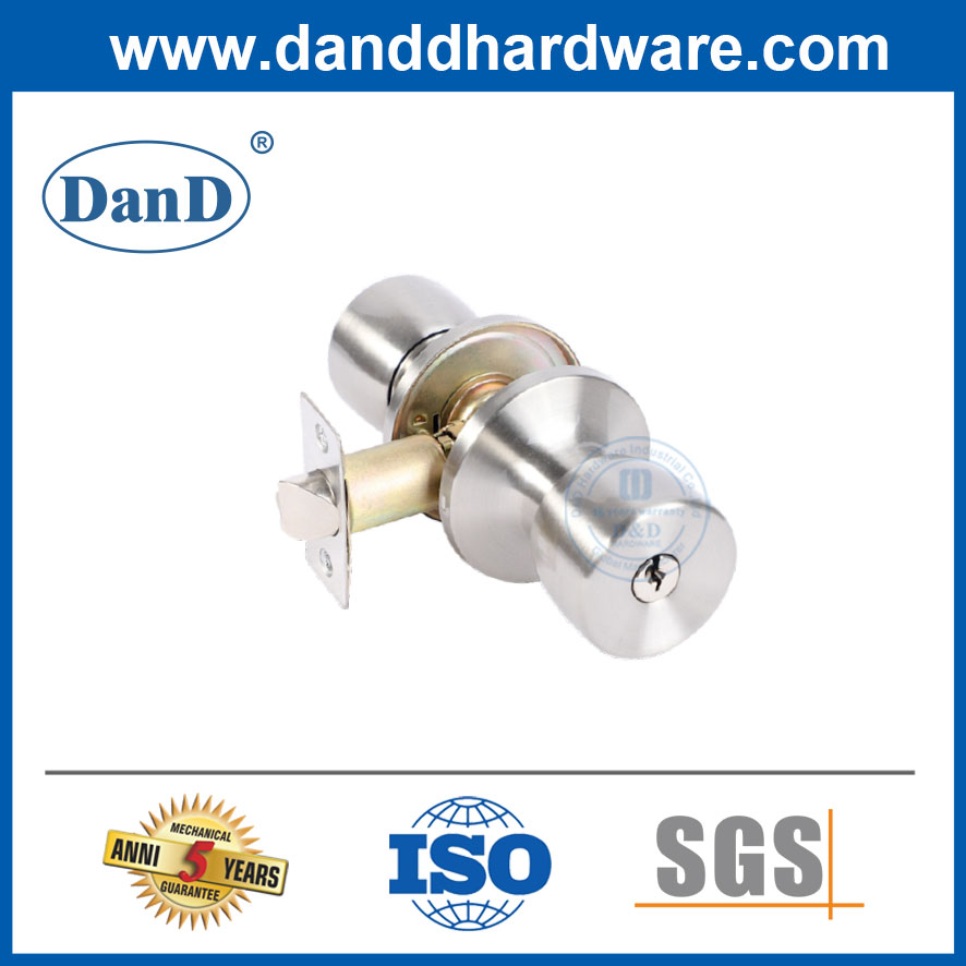 Security Door Lock Commercial Cylindrical Door Knob Handle Lockset-DDLK004