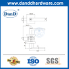 European Door Locksets Double Modern Entry Door Locksets-DDLK020