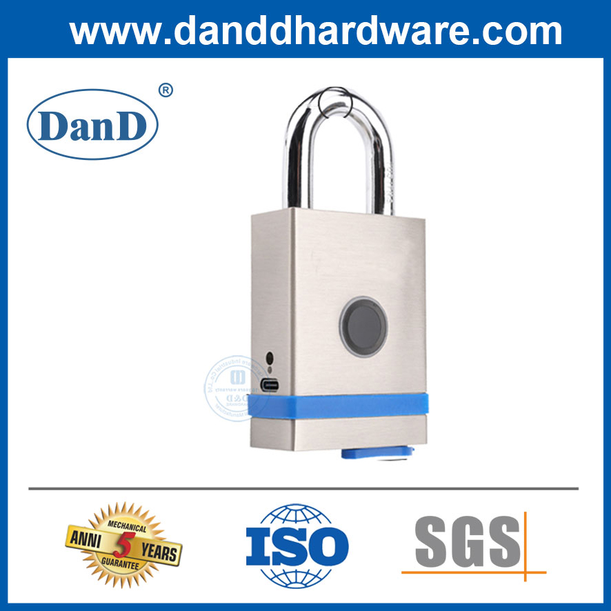 Luggage Suitcase Keyless Security USB Rechargeable Smart Fingerprint Pad Lock-DDPL010