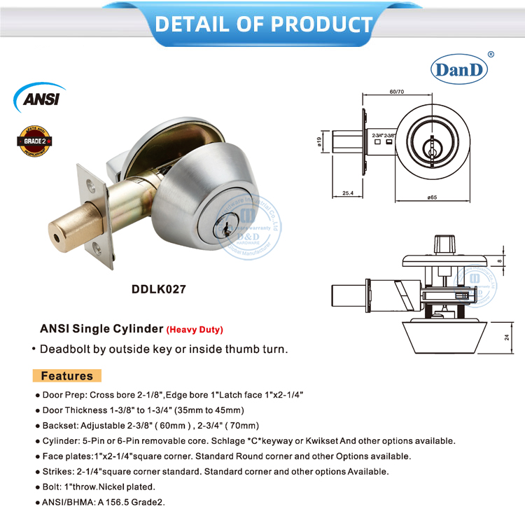 residential entry door locksets