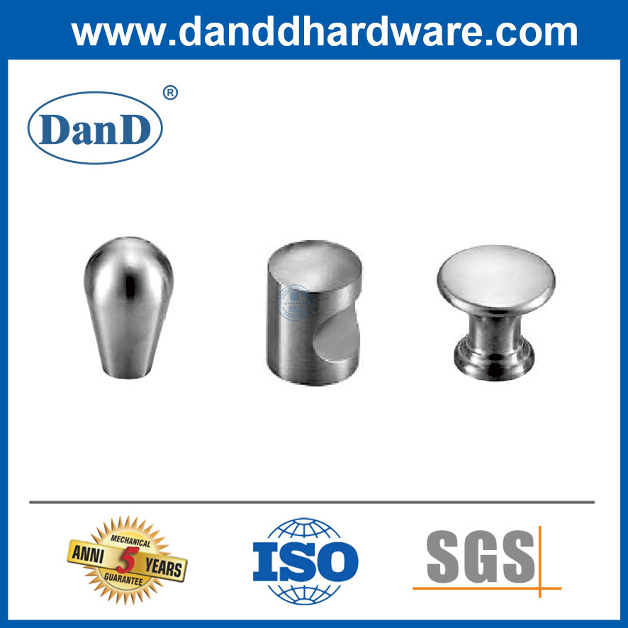 Bathroom Cabinet Knobs Stainless Steel Round Shape Knobs for Dresser-DDFH044